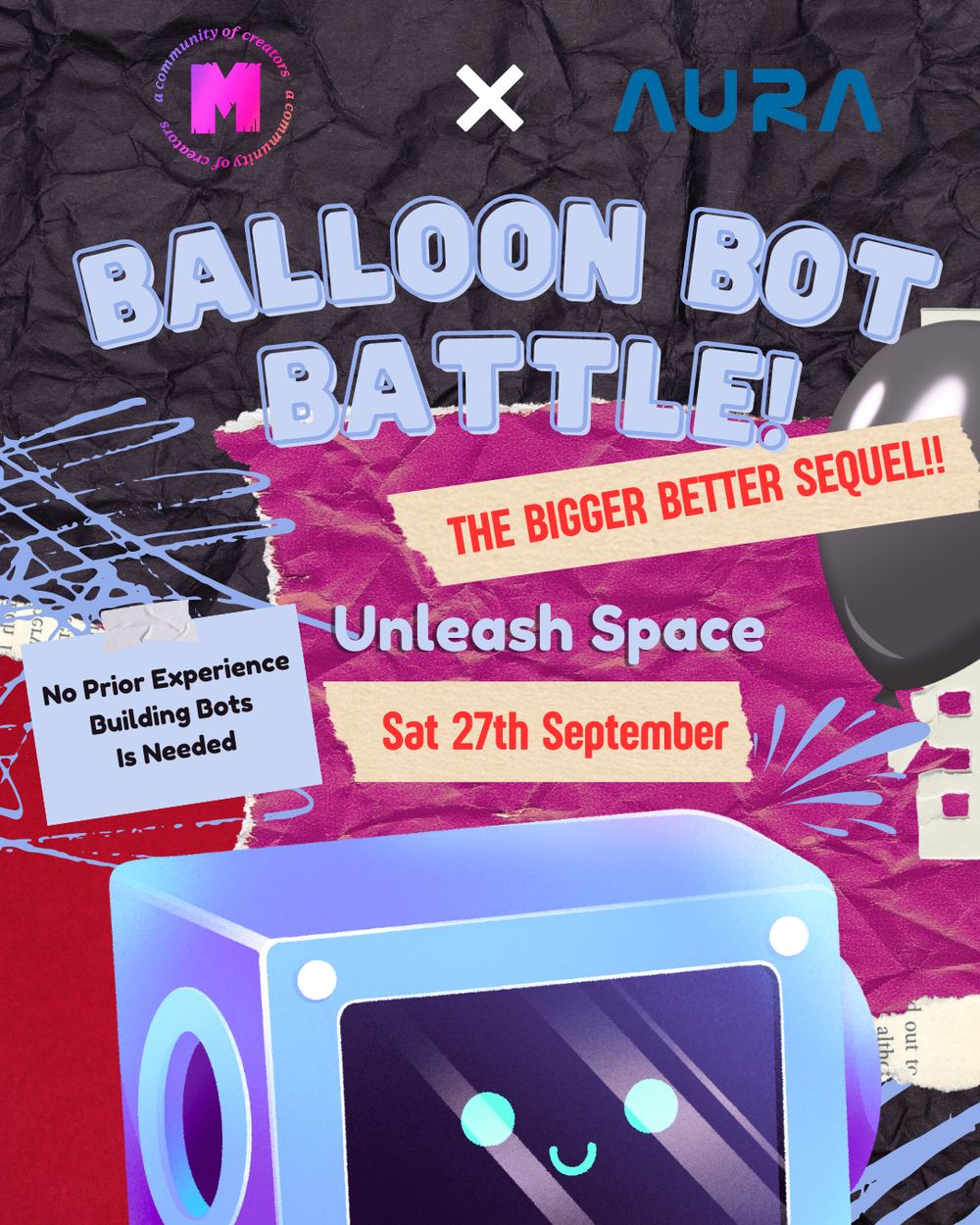 Battle Bots: Maker Club x AURA 🤖🥊 post image