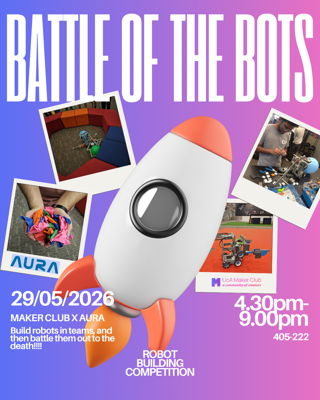 Battle Bots: AURA x Maker Club post feature image