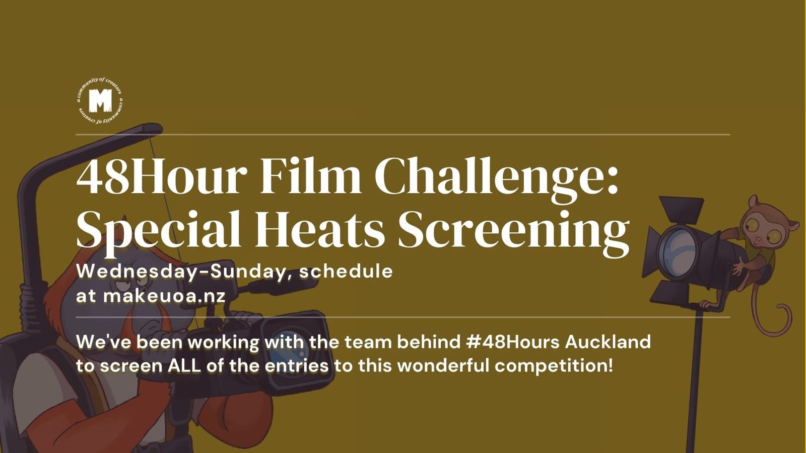 Come watch some 48Hours Entries with us!