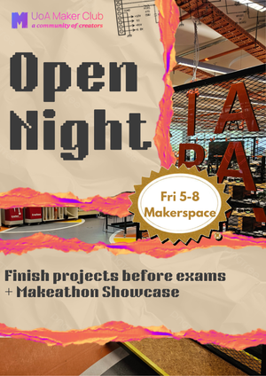 Open Night + Makeathon post feature image